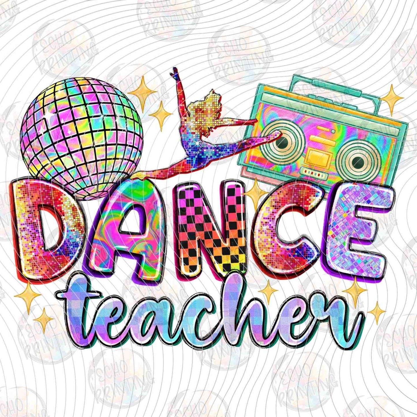 EDCTR 445 - DANCE TEACHER WITH DISCO BALL