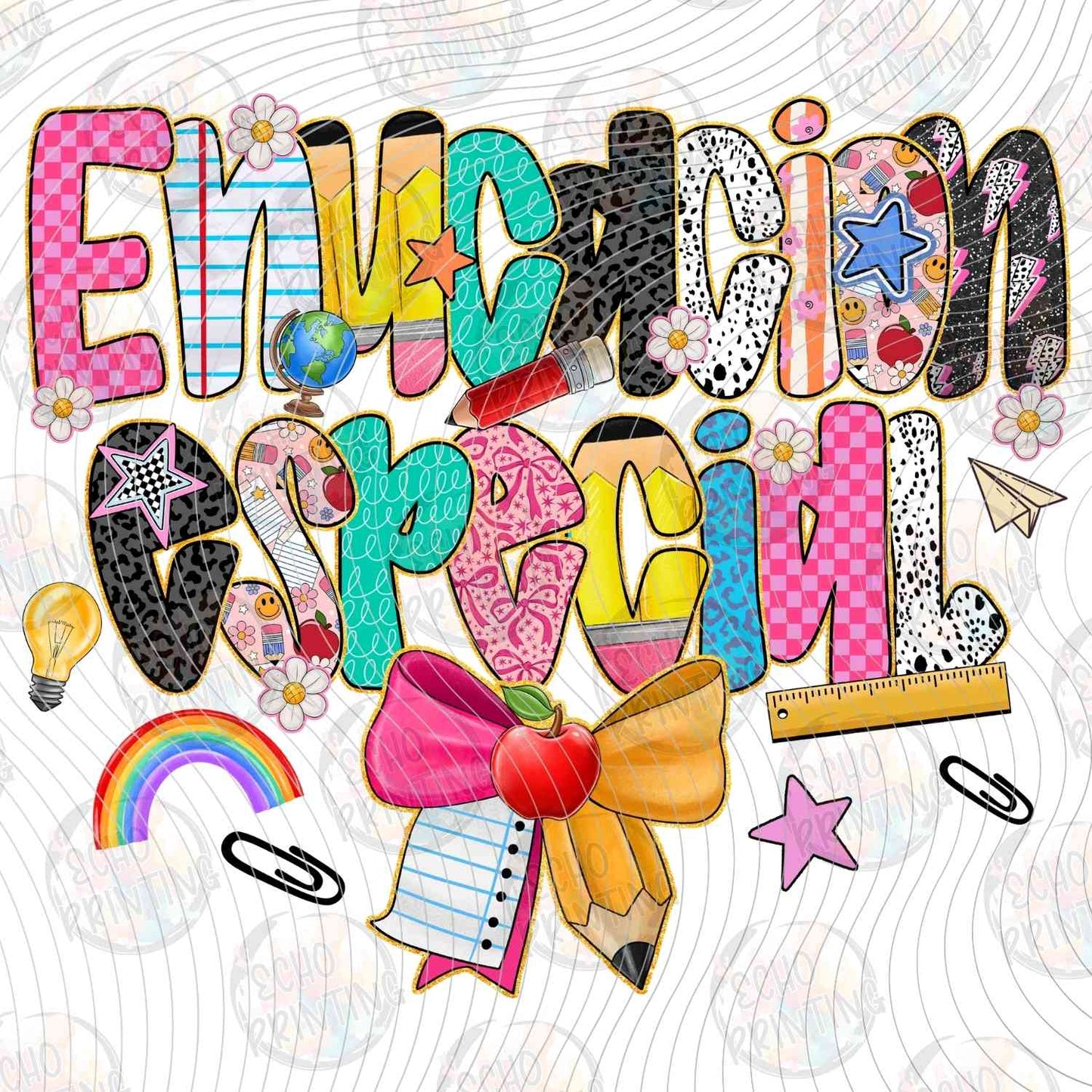 EDCTR 447 - EDUCATION COLORFUL RETRO DESIGN
