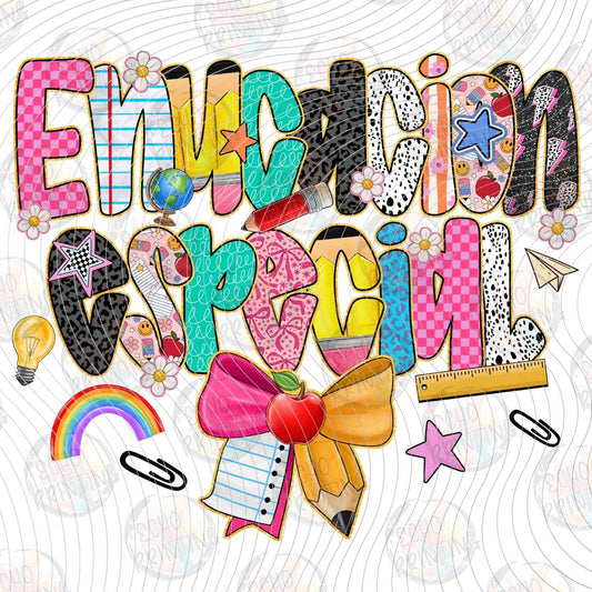 EDCTR 447 - EDUCATION COLORFUL RETRO DESIGN