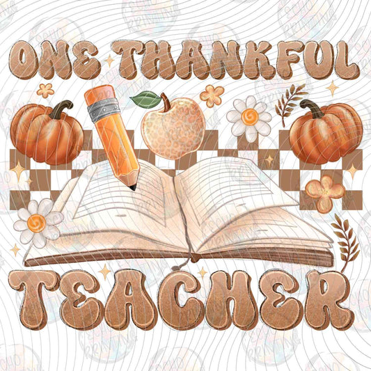 EDCTR 471 - ONE THANKFUL TEACHER WITH BOOK