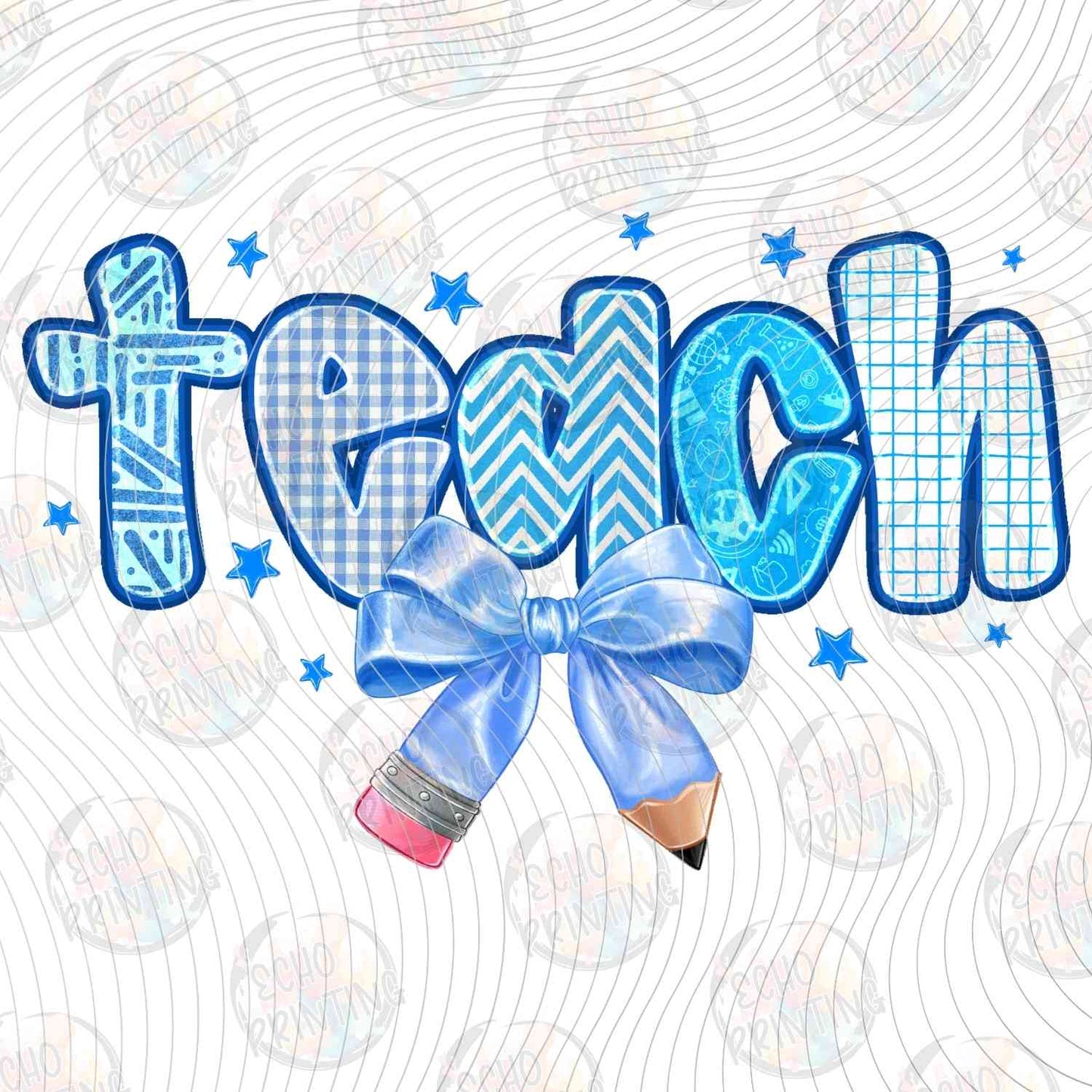 EDCTR 486 - TEACH BLUE AND PINK PLAIDS