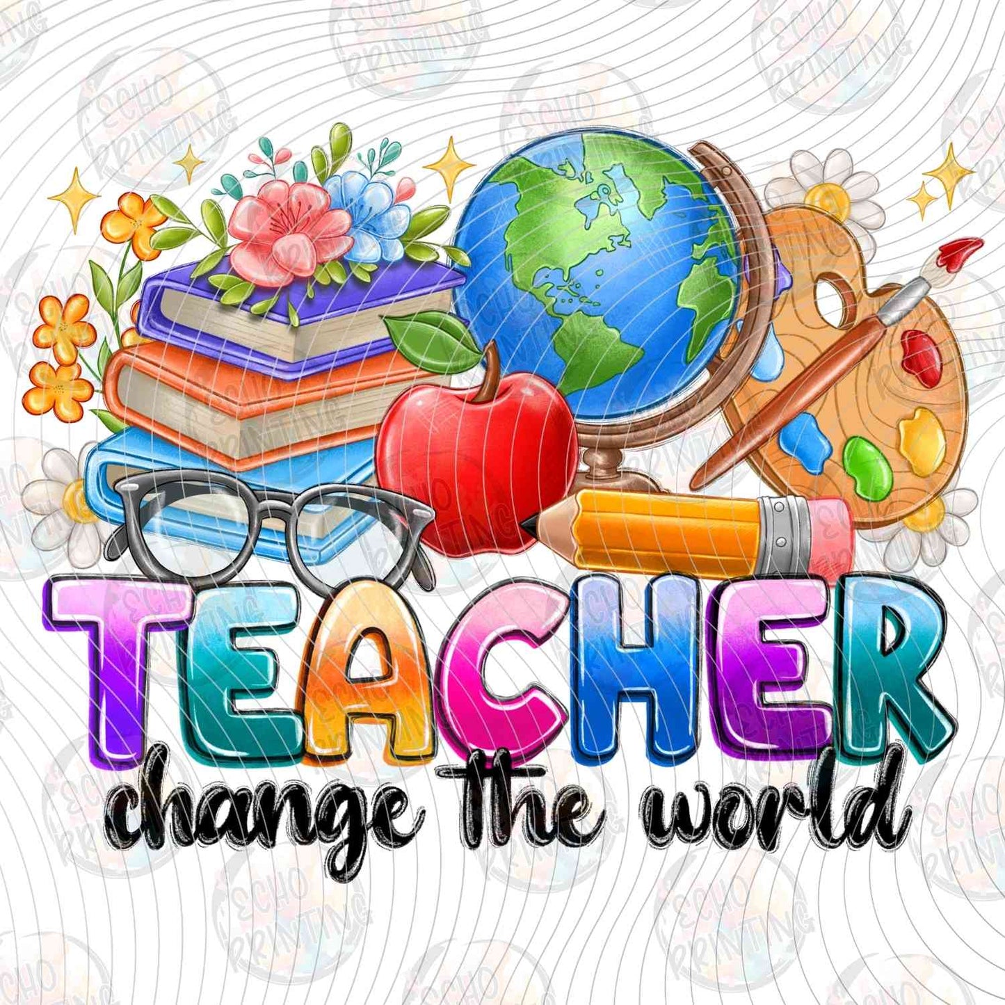 EDCTR 492 - TEACHER CHANGE THE WORLD GLOBE AND BOOKS