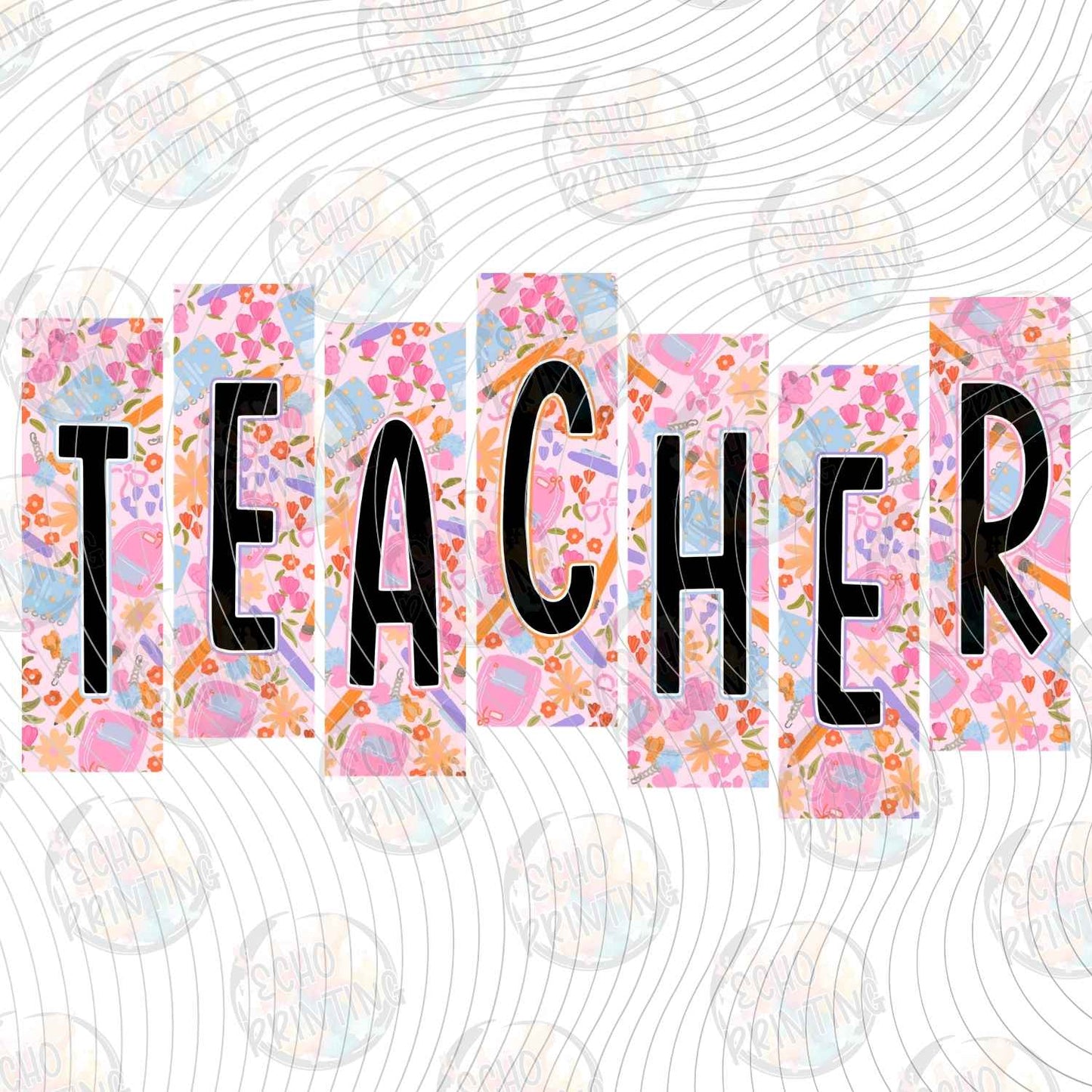 EDCTR 623 - COLORFUL RETRO TEACHER LETTERING CLASSROOM