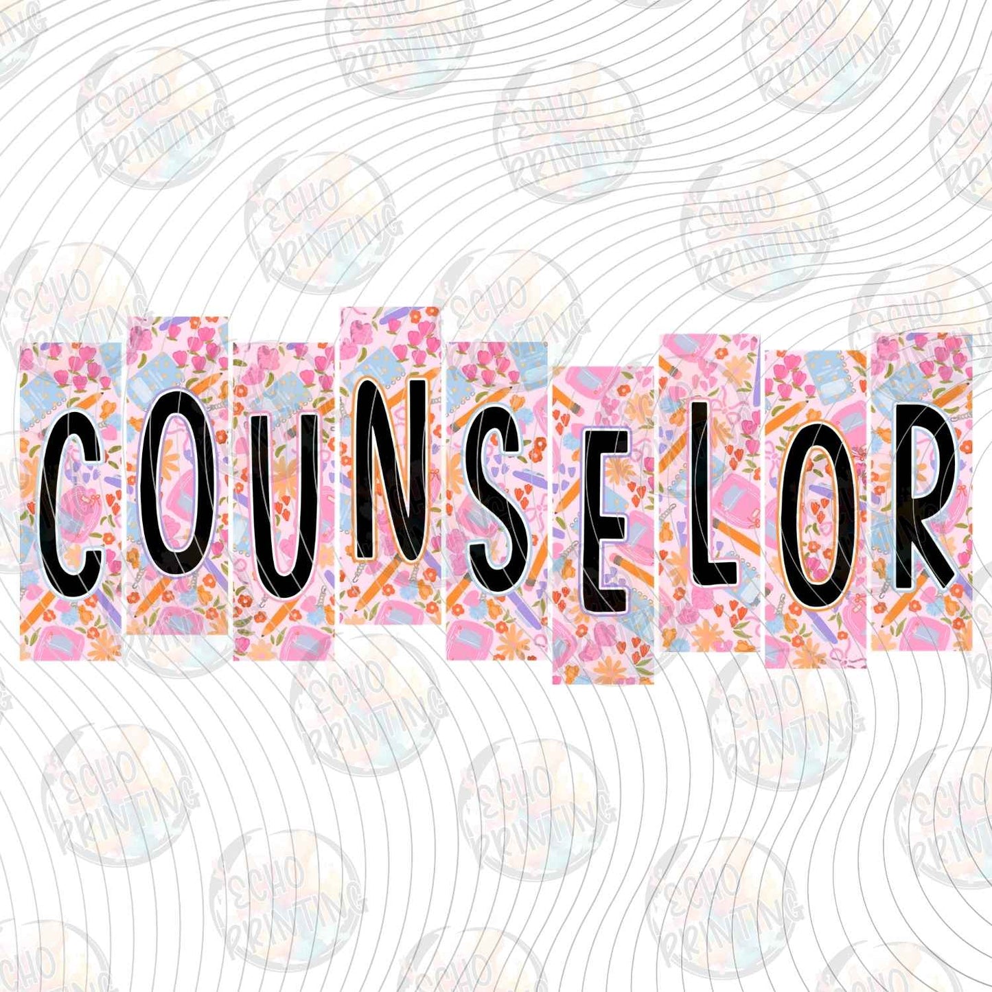 EDCTR 632 - SCHOOL COUNSELOR RETRO LETTERING