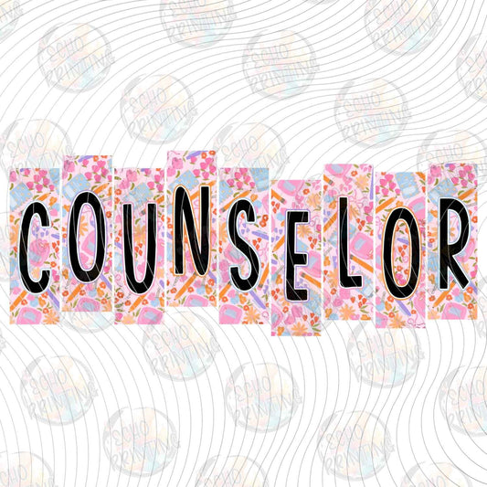 EDCTR 632 - SCHOOL COUNSELOR RETRO LETTERING