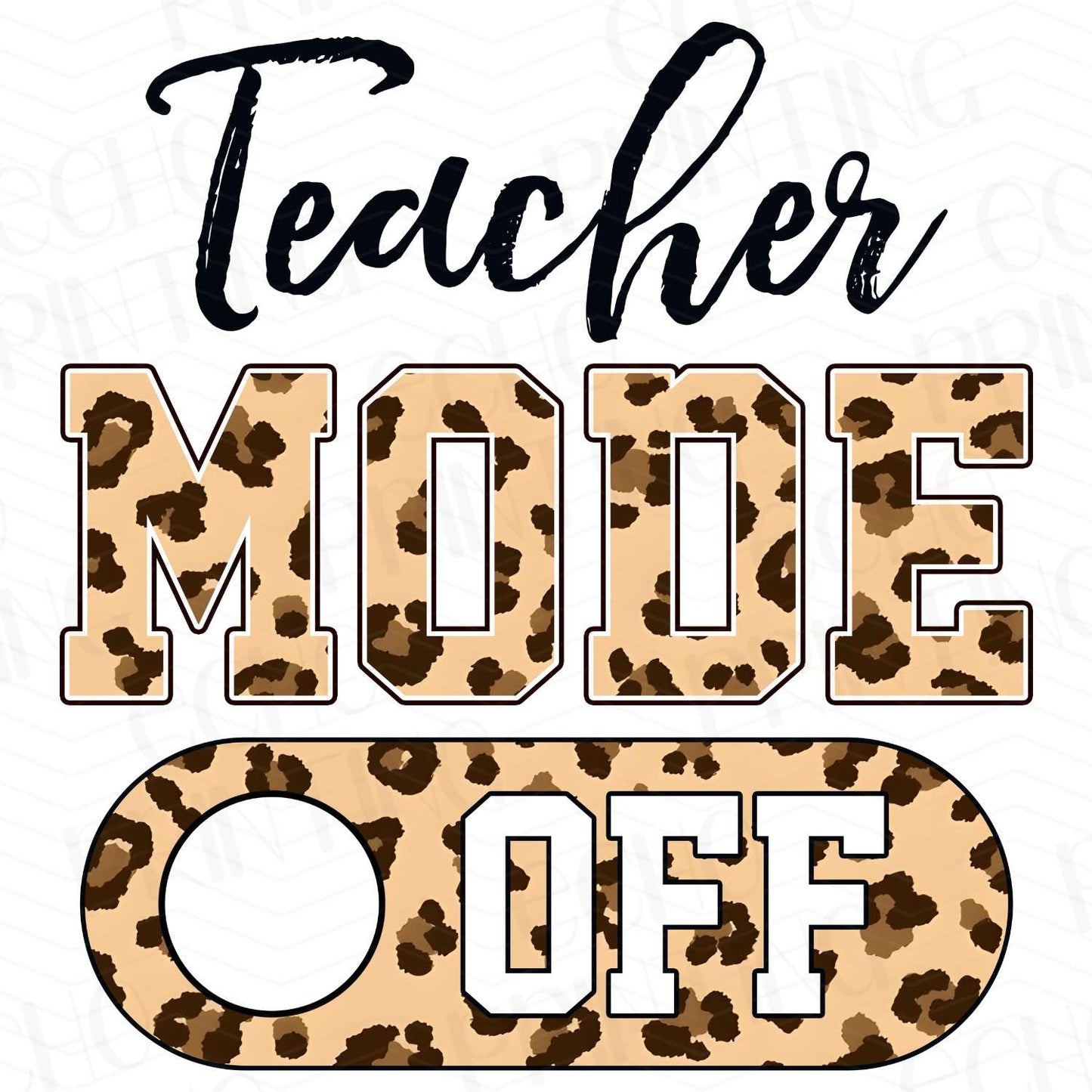 TCHR 64 – TEACHER MODE OFF