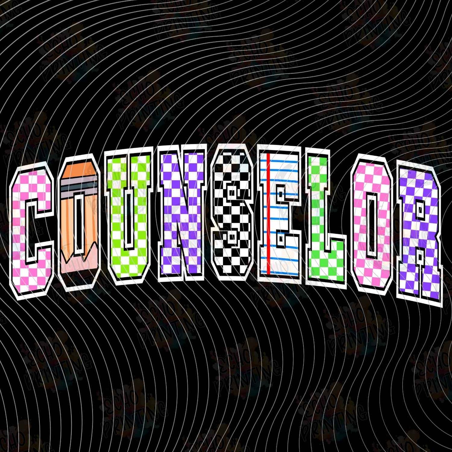 EDCTR 642 - SCHOOL COUNSELOR COLORFUL RETRO