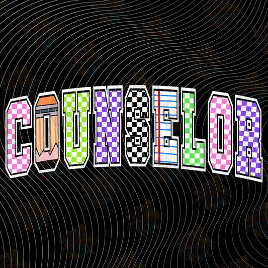 EDCTR 642 - SCHOOL COUNSELOR COLORFUL RETRO