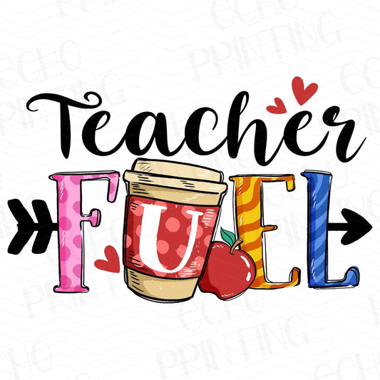 TCHR 9 – TEACHER FUEL COFFEE CUTE SUPPLIES