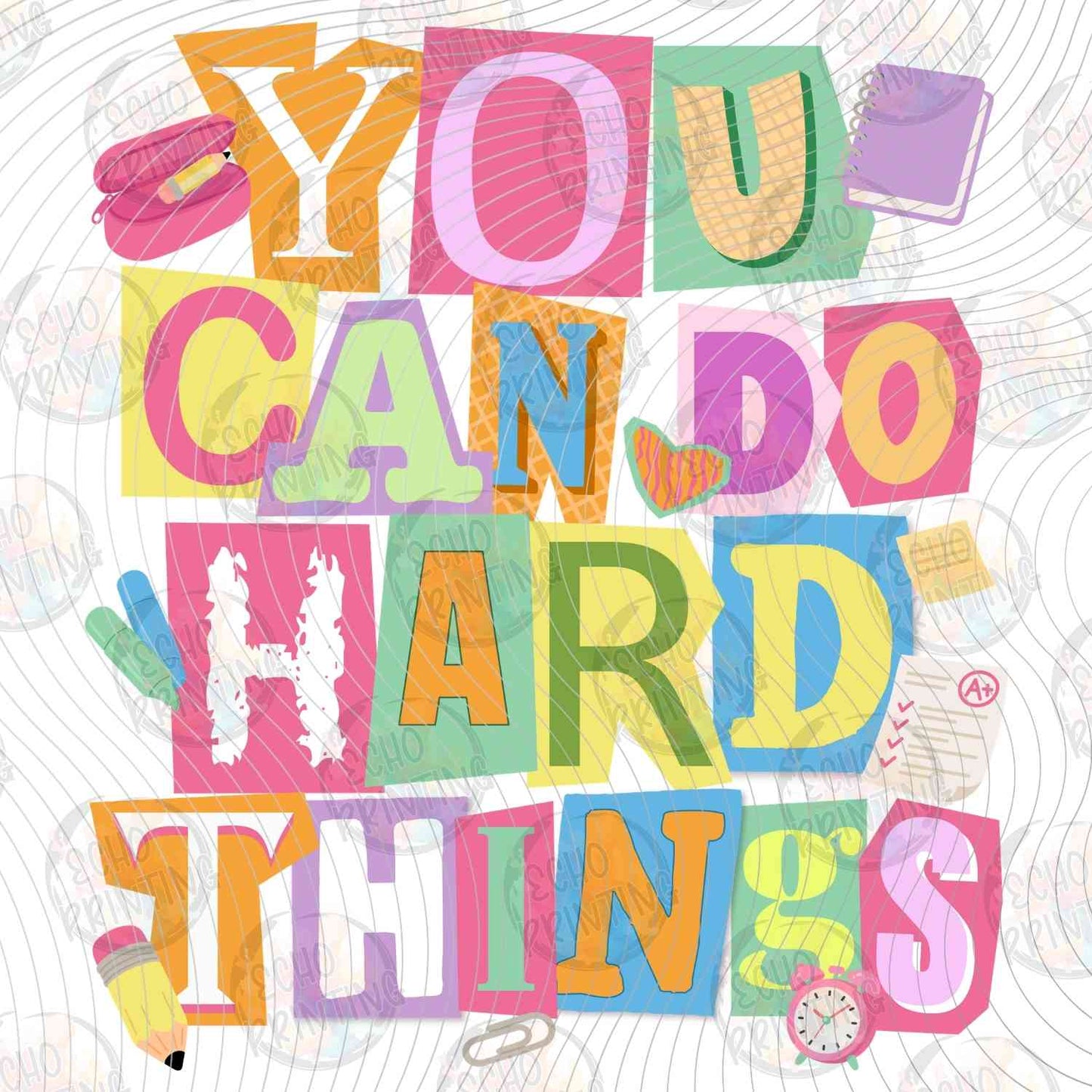 TSDG 25 - DO HARD THINGS TYPOGRAPHY