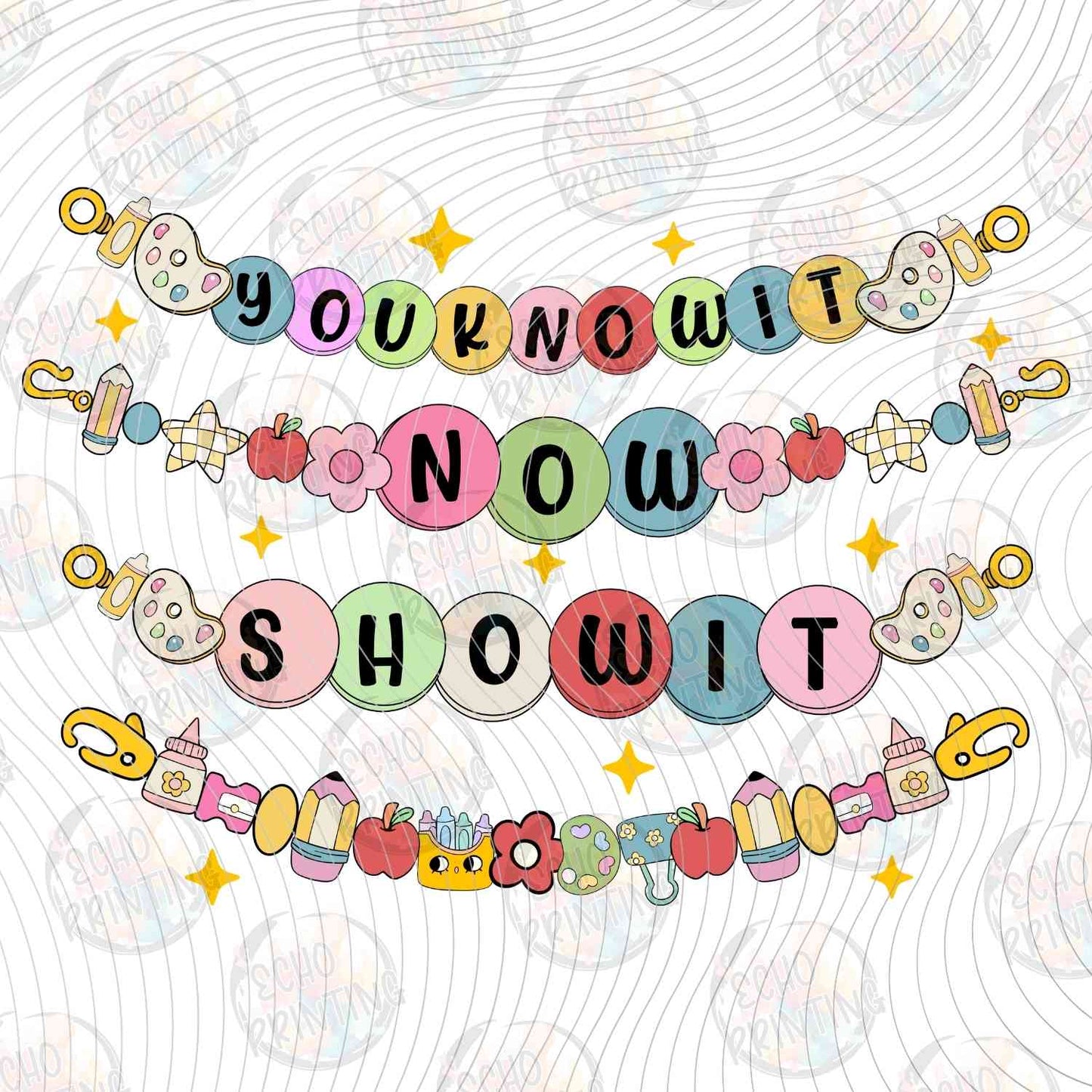 TSDG 56 - KNOW IT SHOW IT BEADS