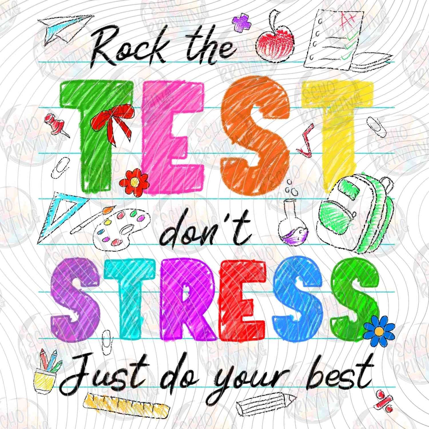 TSDG 73 - ROCK THE TEST TYPOGRAPHY