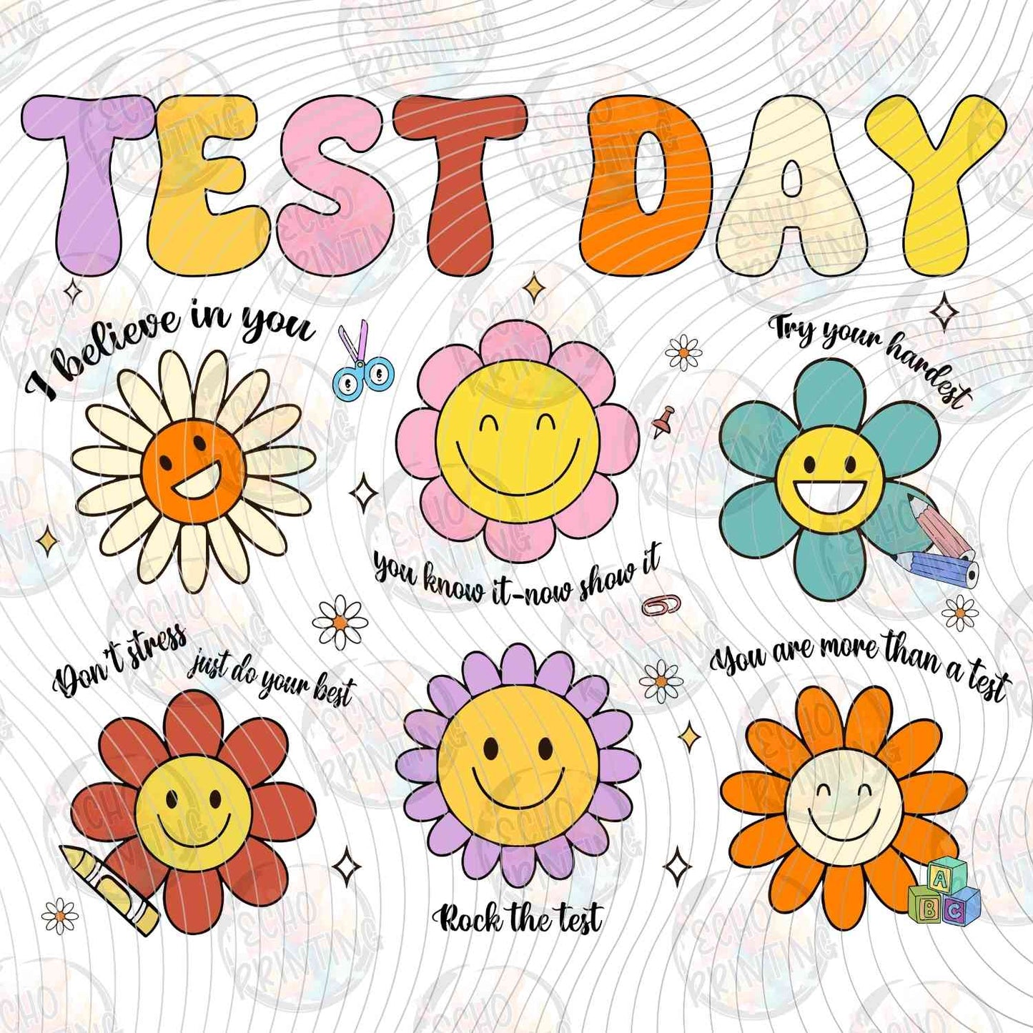TSDG 79 - TEST DAY SMILEY FLOWERS
