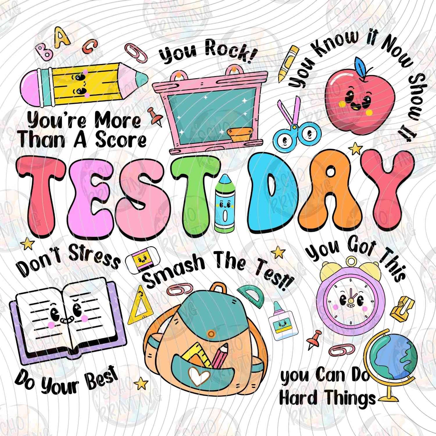 TSDG 85 - TEST DAY DOODLES PASTEL