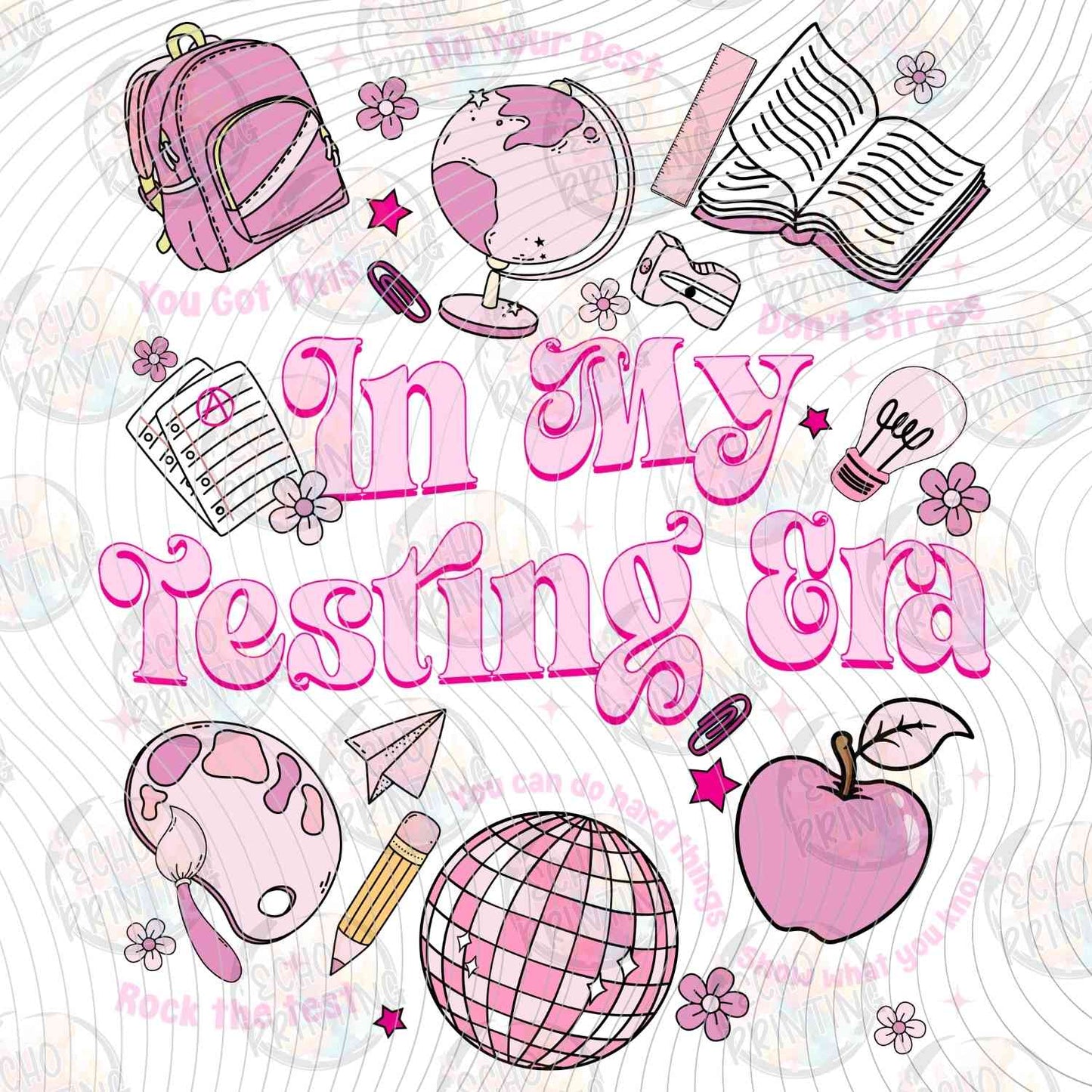 TSDG 96 - IN MY TESTING ERA PINK DOODLES