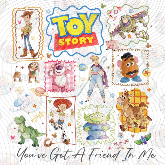 TSTRG 75 - FRIENDSHIP CHARACTER SQUARE