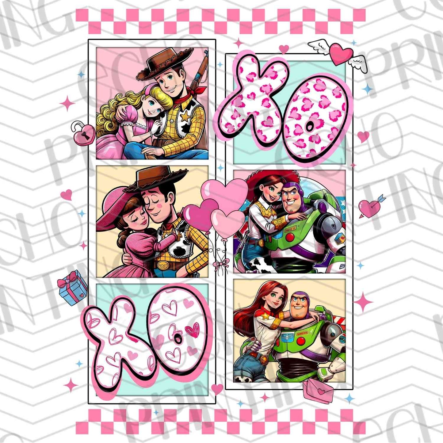 VLTC 107 – GIRL COUPLES HEART COLLAGE