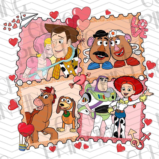 VLTC 111 – BLUE AND PINK ALIEN HEART BALLOONS