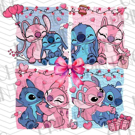 VLTC 138 – BLUE & PINK FRIENDS BOW COLLAGE