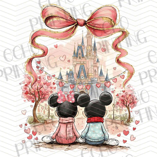 VLTC 149 - ROMANTIC CASTLE CARTOON COUPLE