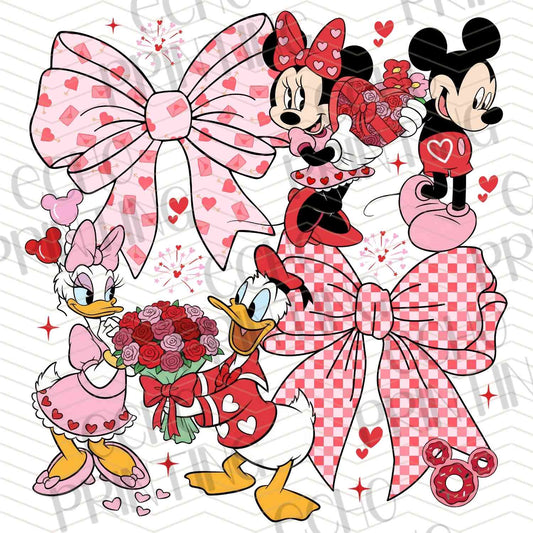 VLTC 150 - VALENTINE DUCK CARTOON LOVE ART