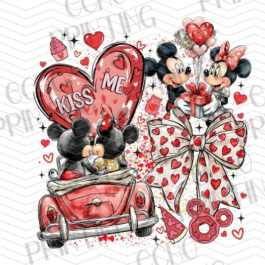 VLTC 158 - VINTAGE CARTOON VALENTINE COLLAGE