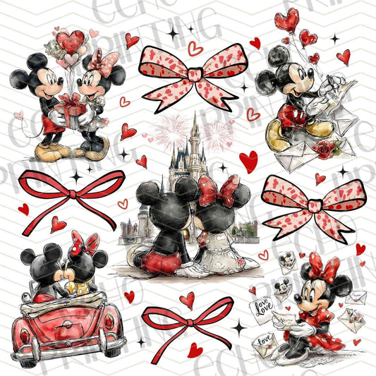 VLTC 159 - RETRO CARTOON LOVE CLIPART