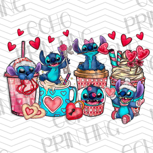 VLTC 15 - BLUE ALIEN DRINK SET