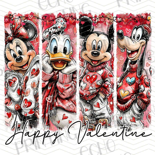 VLTC 161 - VALENTINE CARTOON FRIENDS ART