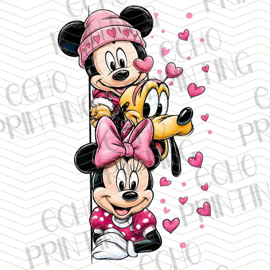 VLTC 164 - CUTE CARTOON GIRL VALENTINE ART