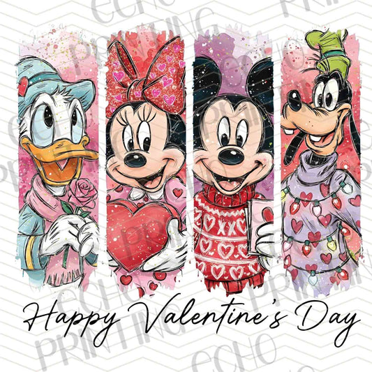 VLTC 168 - HAPPY VALENTINE CARTOON FRIENDS
