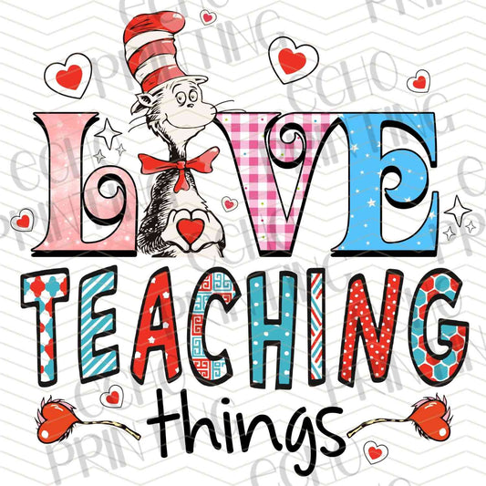 VLTC 173 - LOVE TEACHING QUOTE VALENTINE ART
