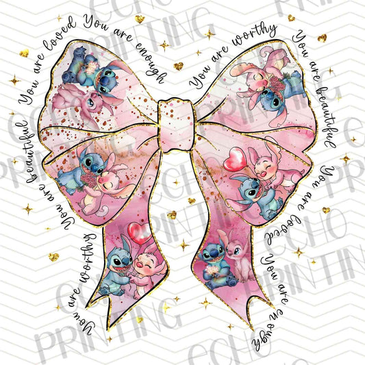 VLTC 177 - PINK BUTTERFLY HEART VALENTINE ART