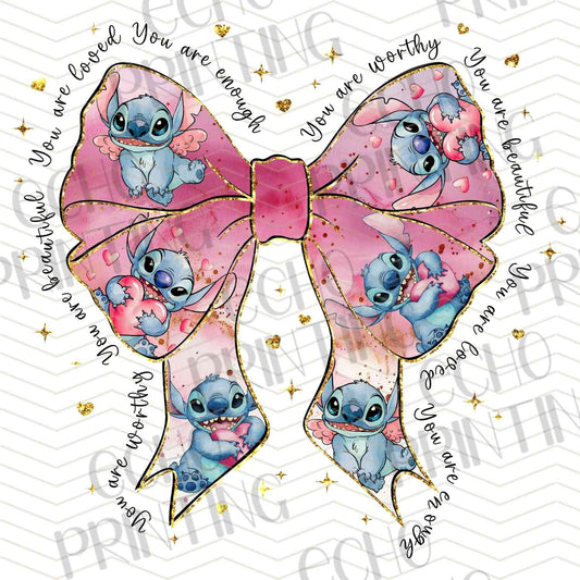 VLTC 178 - BLUE ALIEN BUTTERFLY VALENTINE ART