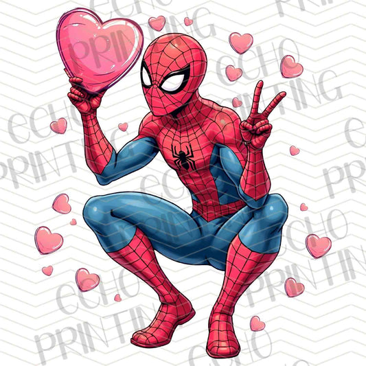 VLTC 179 - WEB SUPERHERO VALENTINE LOVE ART