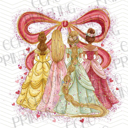 VLTC 182 - PRINCESS DRESS BOW VALENTINE ART
