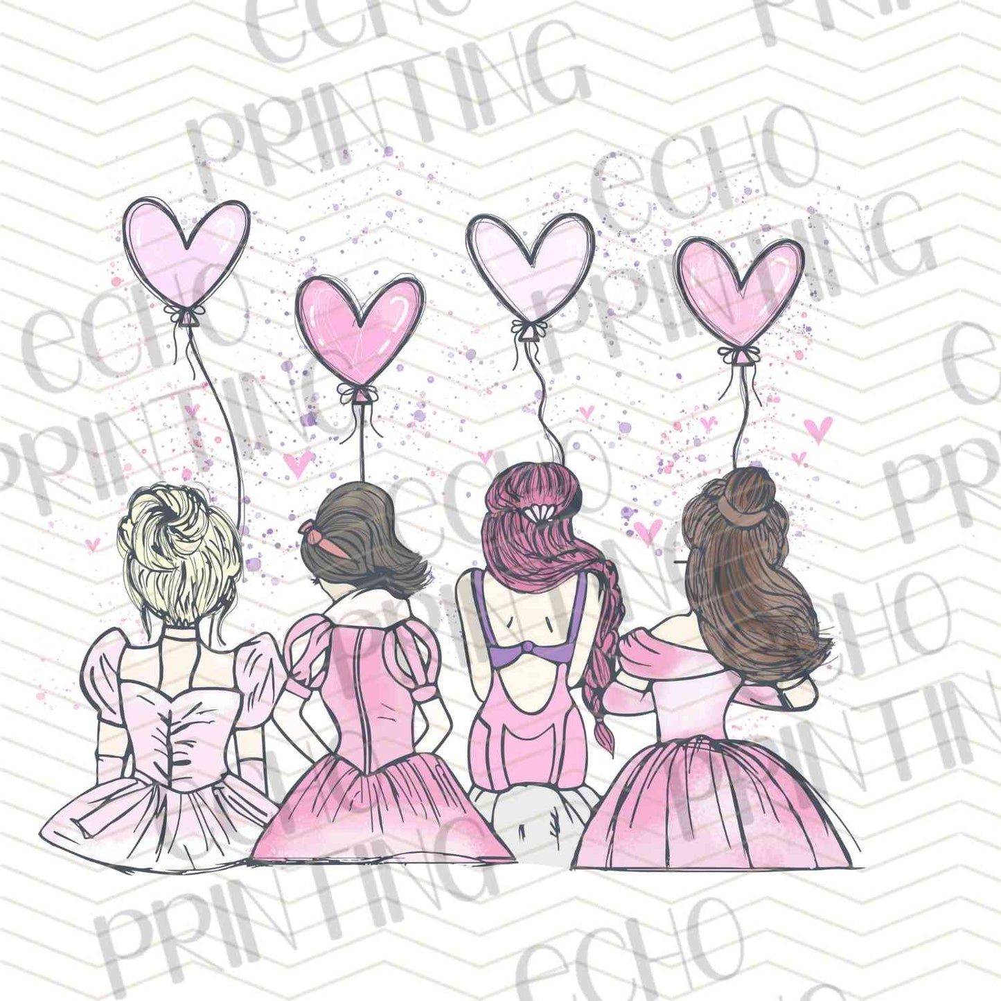 VLTC 183 - FRIENDSHIP VALENTINE LINE ART