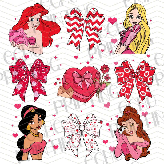 VLTC 189 - PRINCESS LOVE VALENTINE CLIPART