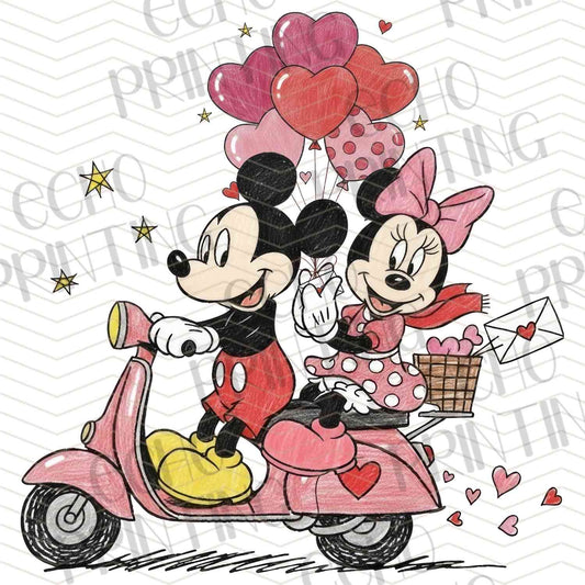 VLTC 191 - CARTOON MOUSE SCOOTER VALENTINE