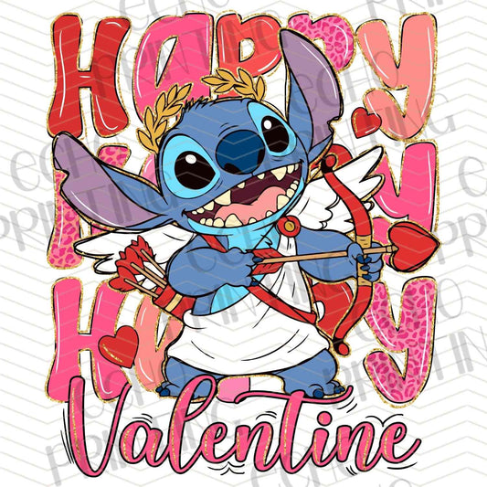 VLTC 192 - HAPPY VALENTINE ALIEN LOVE ART