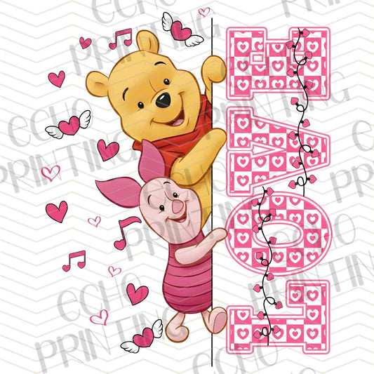 VLTC 196 - CUTE BEAR VALENTINE HEARTS
