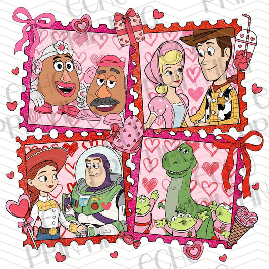 VLTC 202 - CARTOON FAMILY VALENTINE PANELS