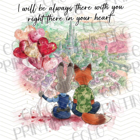 VLTC 206 - BUNNY LOVE VALENTINE QUOTE ART