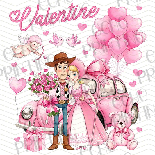 VLTC 210 - VINTAGE COUPLE VALENTINE ROMANCE