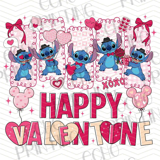 VLTC 213 - HAPPY VALENTINE ALIEN FRIENDS ART