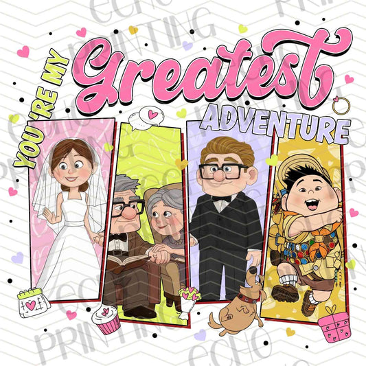VLTC 215 - GREATEST ADVENTURE COUPLE LOVE ART