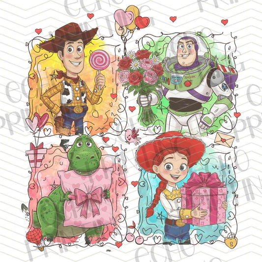 VLTC 220 - CLASSIC CARTOON VALENTINE FRIENDS
