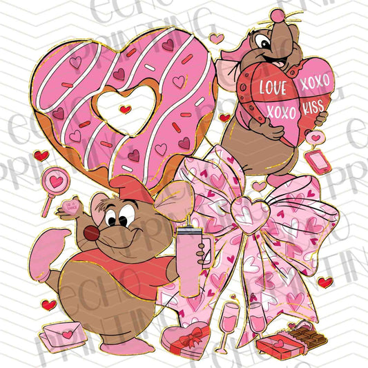 VLTC 224 - BEAR BALLOON VALENTINE LOVE ART