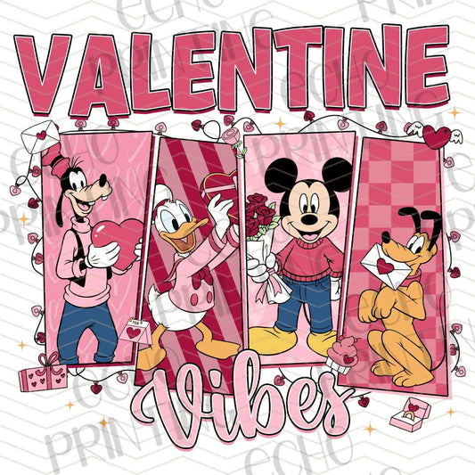 VLTC 230 - VALENTINE VIBES CARTOON CHARACTERS