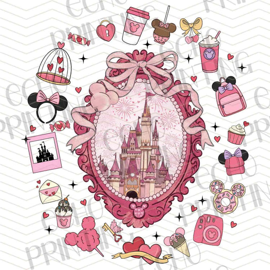 VLTC 246 - VALENTINE FRAME ROMANTIC ILLUSTRATION